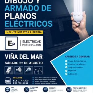 Dibujo y Armado de Planos Eléctricos en AutoCAD con ElectriCAD Profesional -Viña del Mar