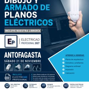 Dibujo y Armado de Planos Eléctricos en AutoCAD con ElectriCAD Profesional - Antofagasta