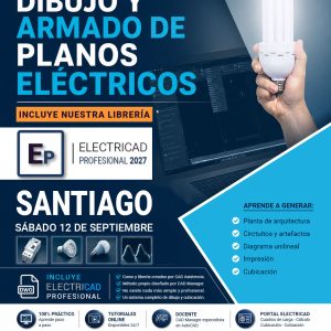 Dibujo y Armado de Planos Eléctricos en AutoCAD con ElectriCAD Profesional -Santiago